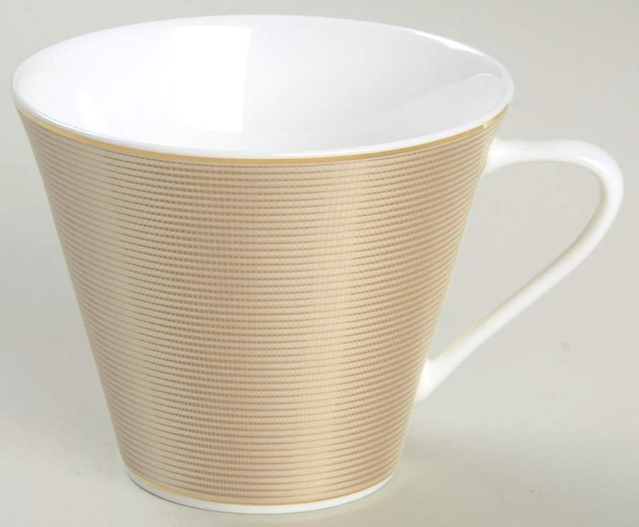 Silk Champagne Flat Cup by Nikko-1