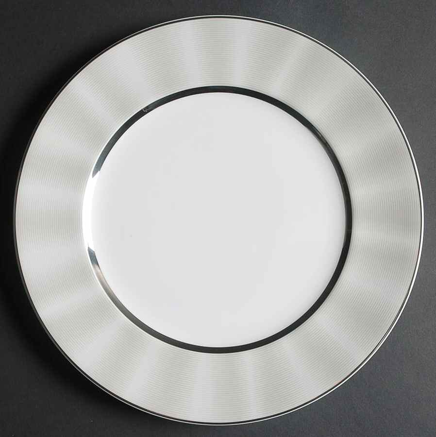 Silk Platinum Dinner Plate by Nikko-1
