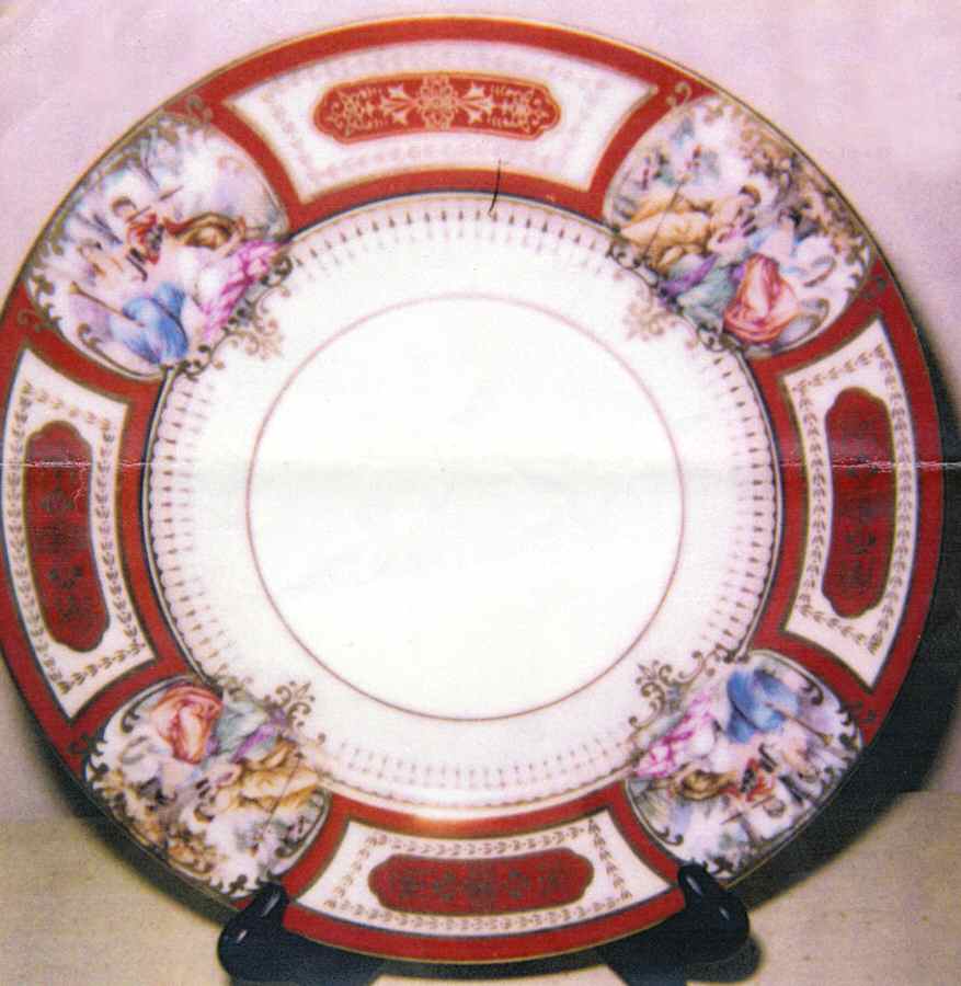 N3216 (RED) Salad Plate by Noritake-1