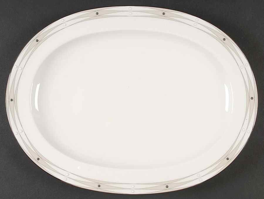 Metronome 14" Rectangular Serving Platter by Noritake-1