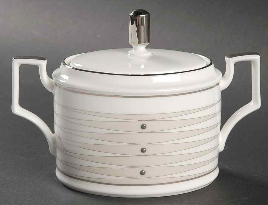 Metronome Sugar Bowl & Lid by Noritake-1