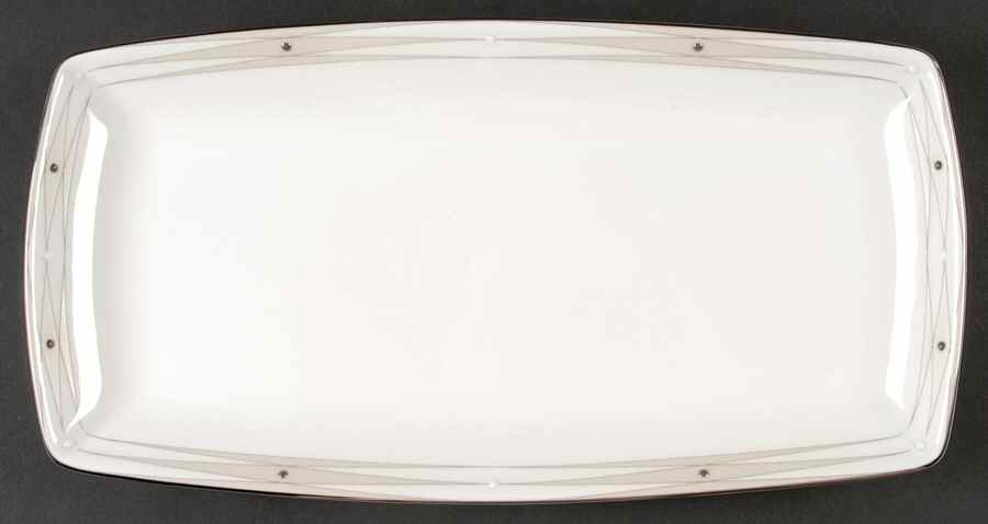 Metronome 14" Oval Serving Platter by Noritake-1