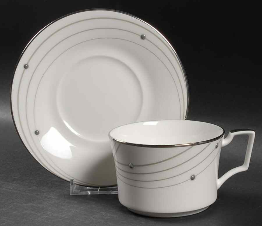 Tune Flat Cup & Saucer Set by Noritake-1