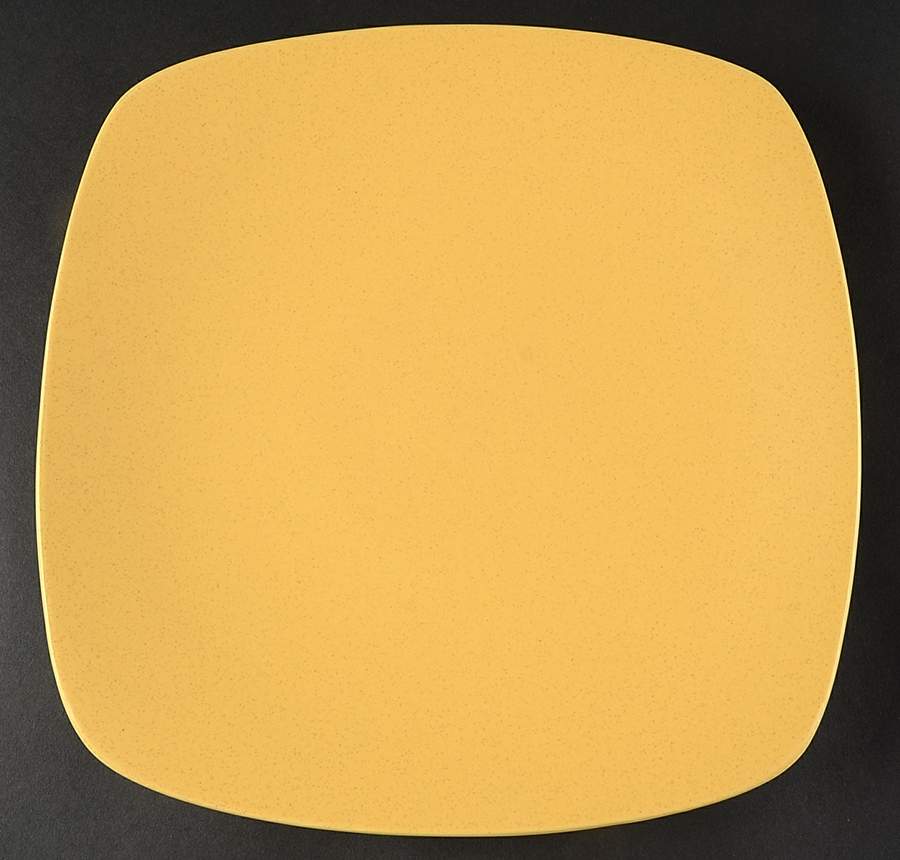 Colorwave Mustard Square Dinner Plate by Noritake-1