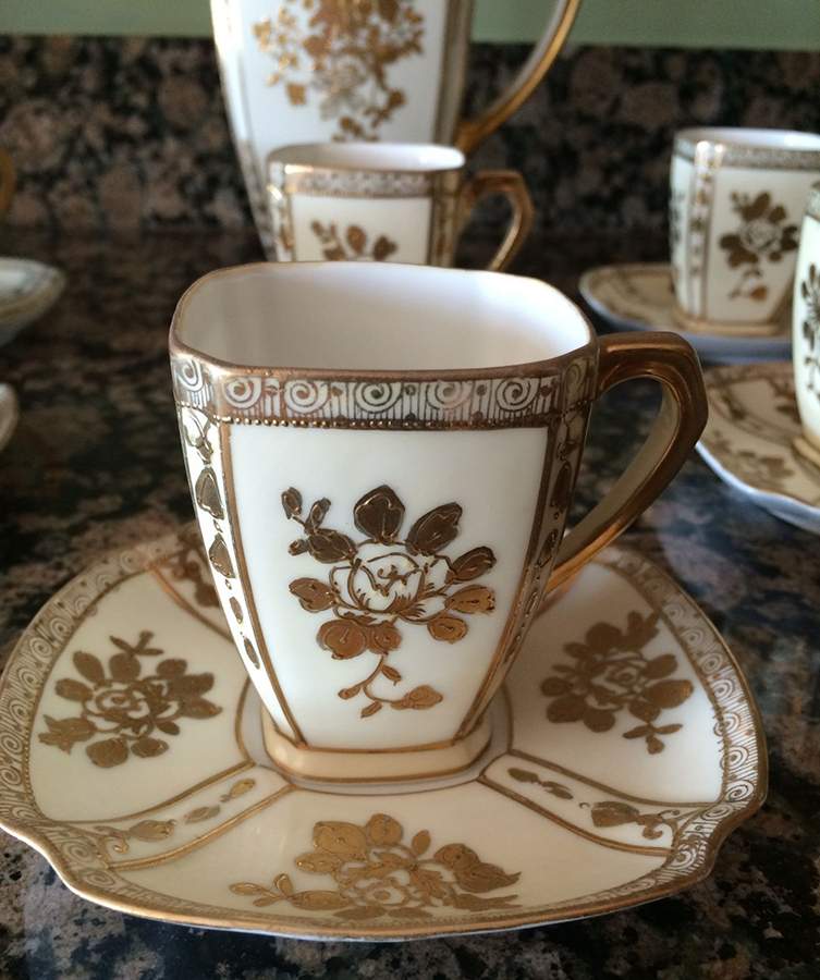 N3223 Chocolate Cup & Saucer Set by Noritake-1