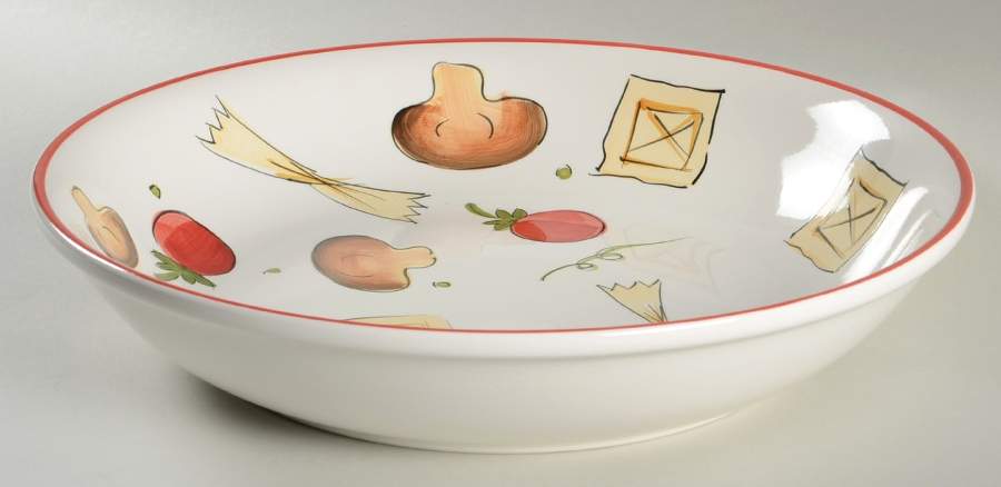 Pasta 101 13" Pasta Serving Bowl by Noble Excellence-1