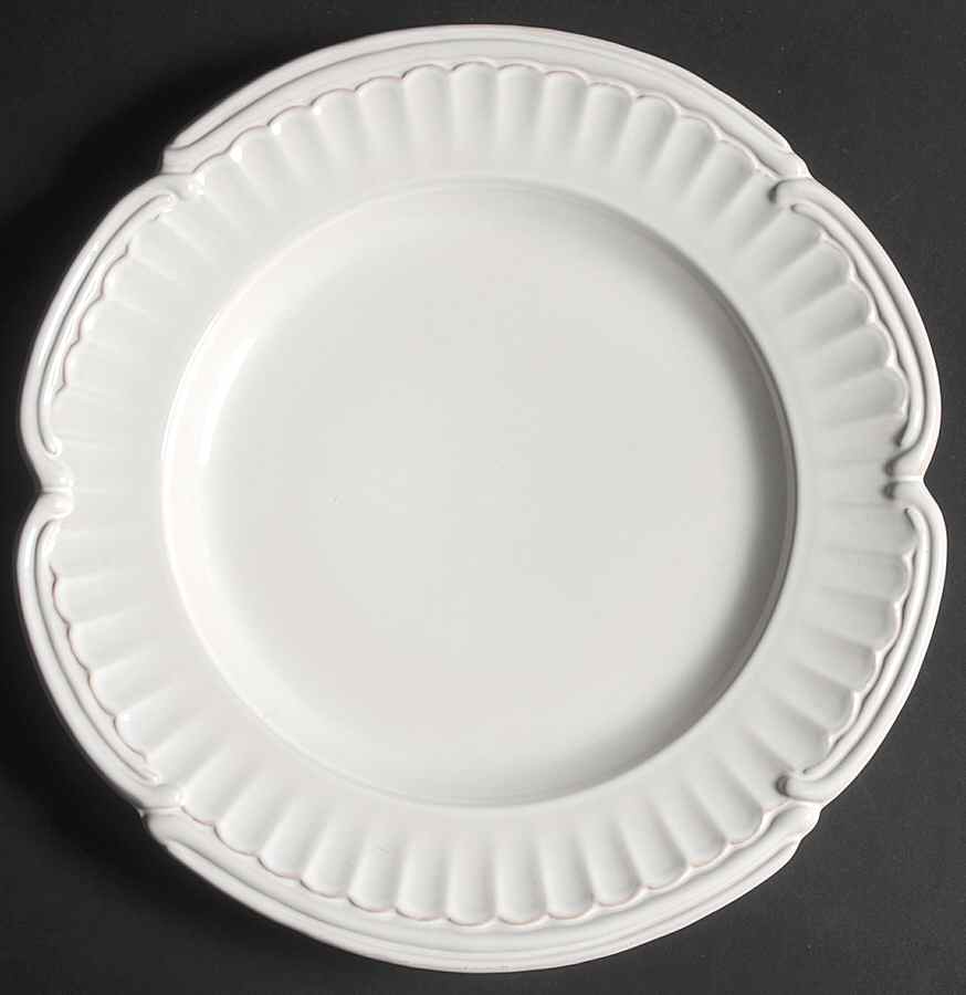 Beyerle Blanc Dinner Plate by Niderviller (France)-1