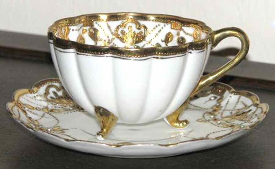 N2641 Footed Cup & Saucer Set by Noritake-1