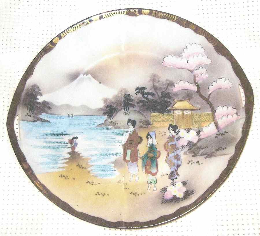 NIP165 Handled Cake Plate by Nippon-1