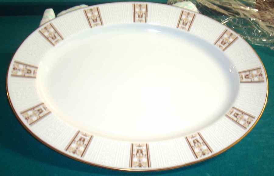 3-810 13" Oval Serving Platter by Noritake-1