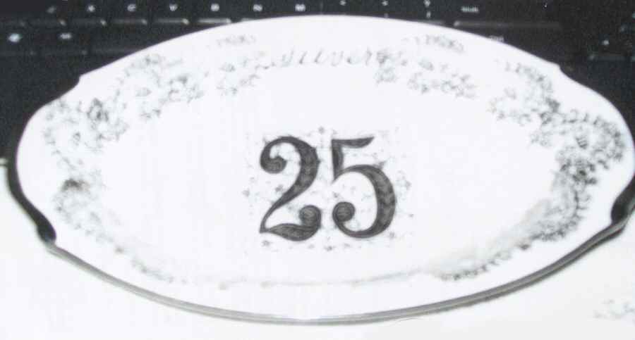 Silver Anniversary Small Oval Tray by Norcrest-1
