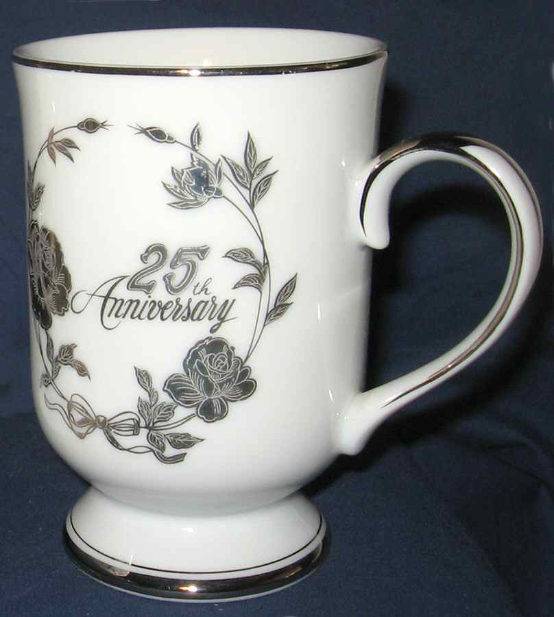 Silver Anniversary Mug by Norcrest-1