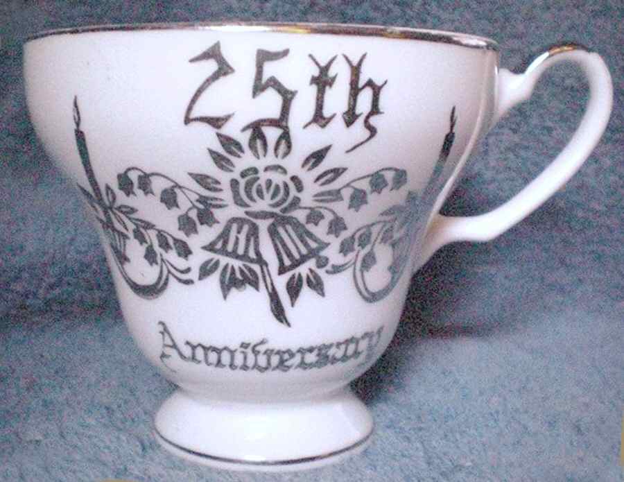 Silver Anniversary Footed Cup by Norcrest-1