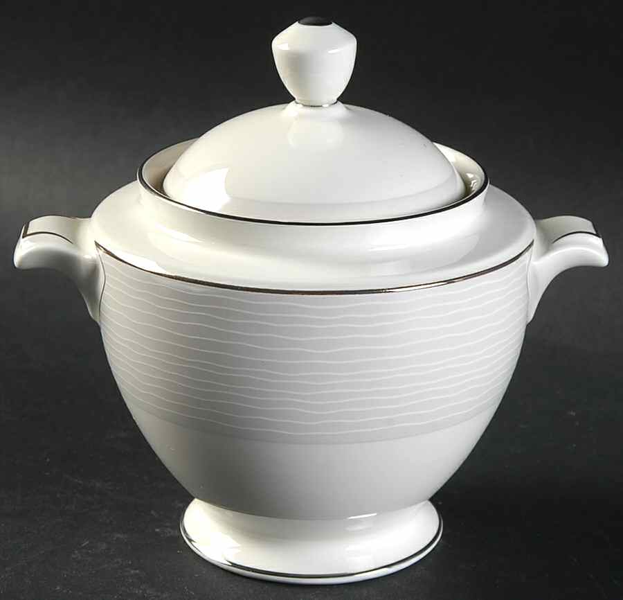Atlantique Sugar Bowl & Lid by Noritake-1