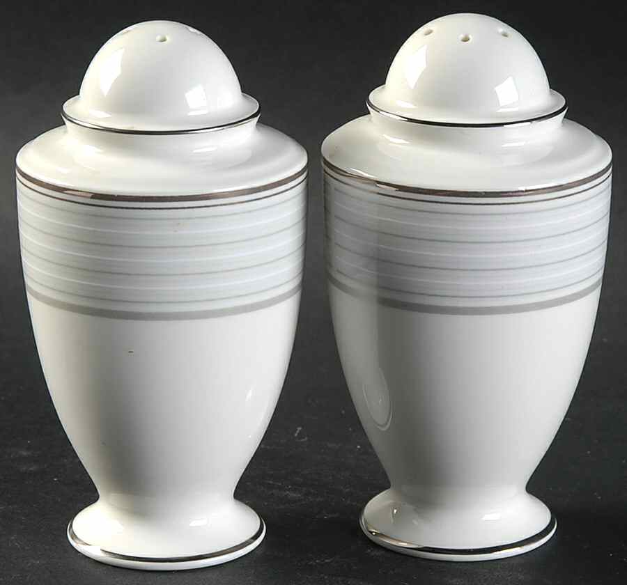 Windsor Platinum Salt & Pepper Set by Noritake-1