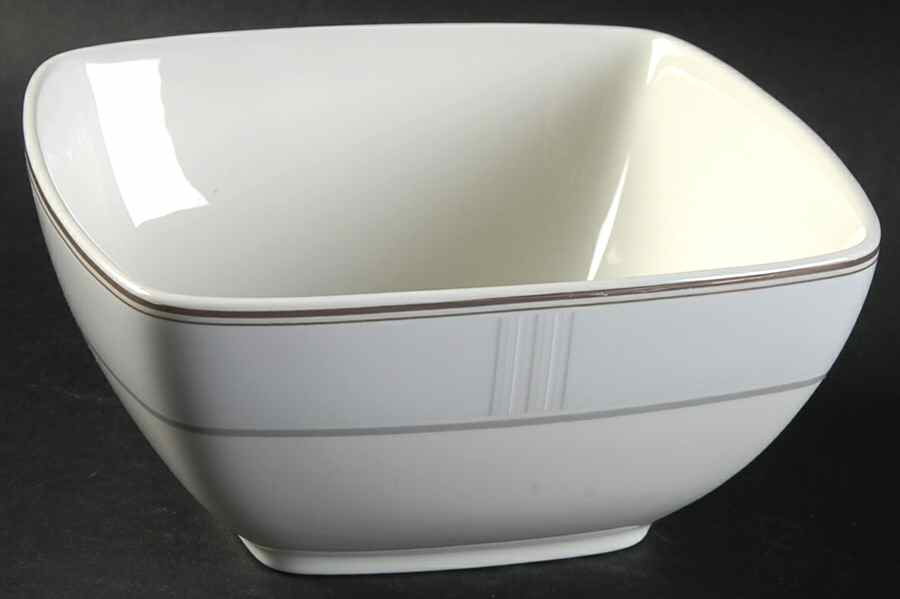 Windsor Platinum 5" Square Vegetable Bowl by Noritake-1