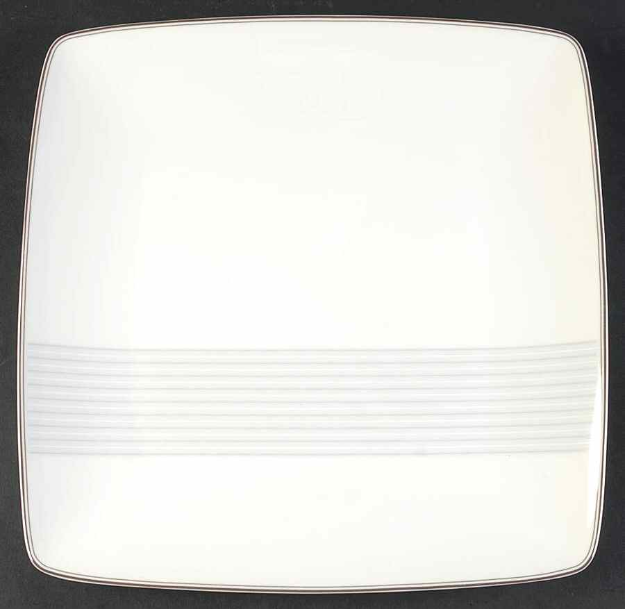 Windsor Platinum Square Dinner Plate by Noritake-1