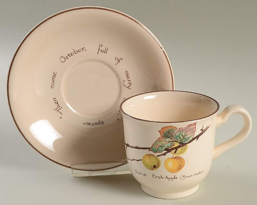 Country Diary Flat Cup & Saucer Set by Noritake-1