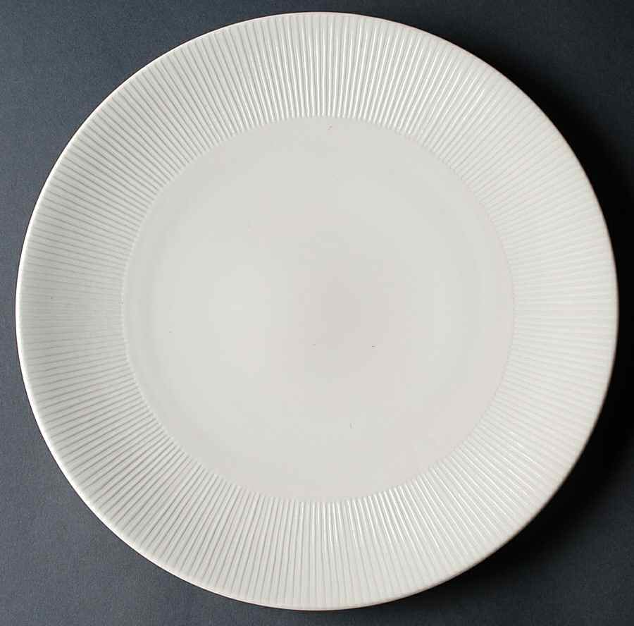 White Pepper 12" Chop Plate (Round Platter) by Noritake-1