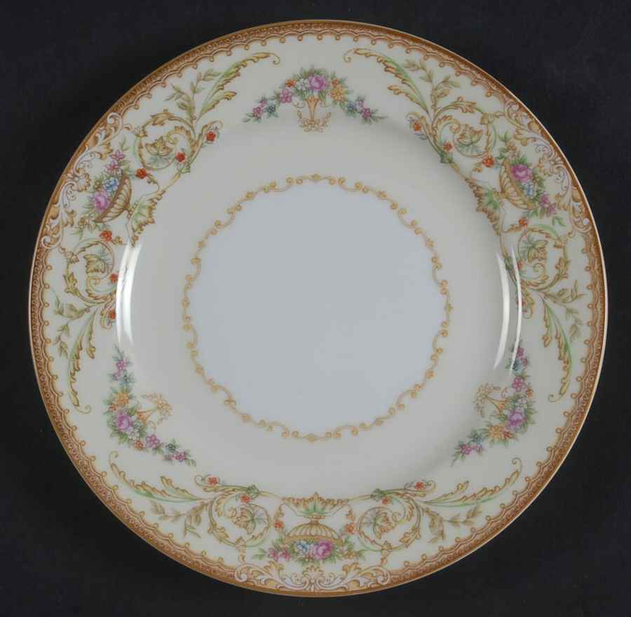 N3286 (Mustard Trim) Bread & Butter Plate by Noritake-1
