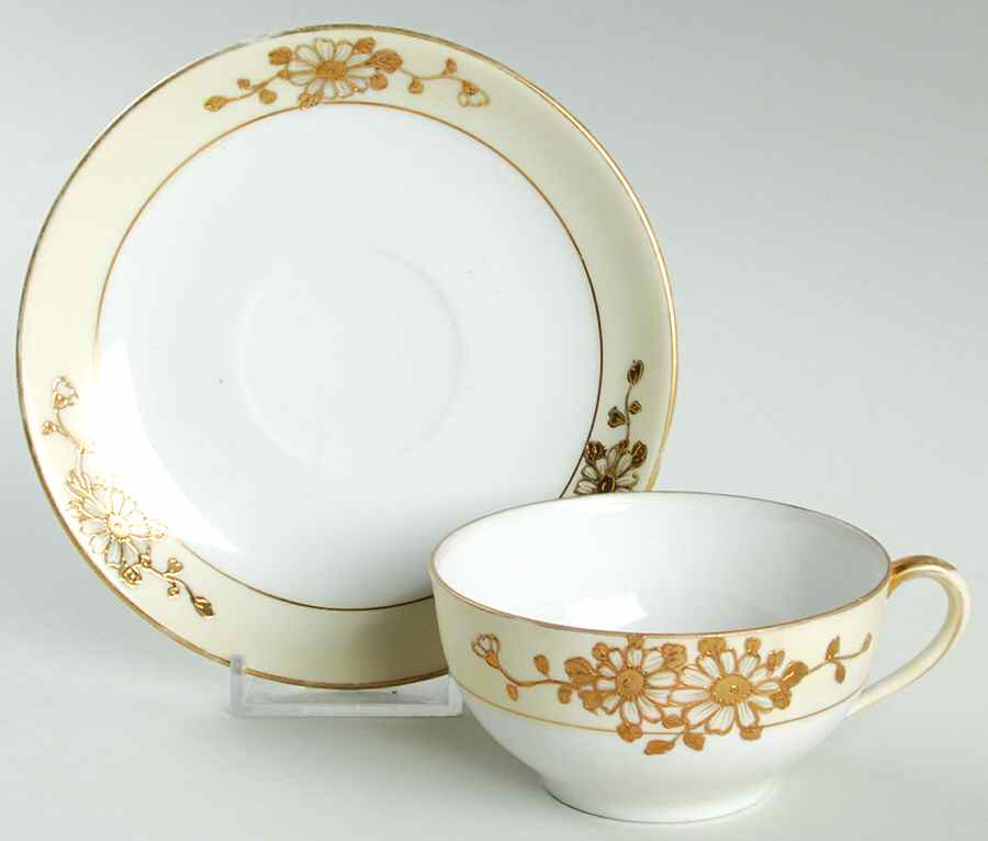 N3287 Flat Cup & Saucer Set by Noritake-1