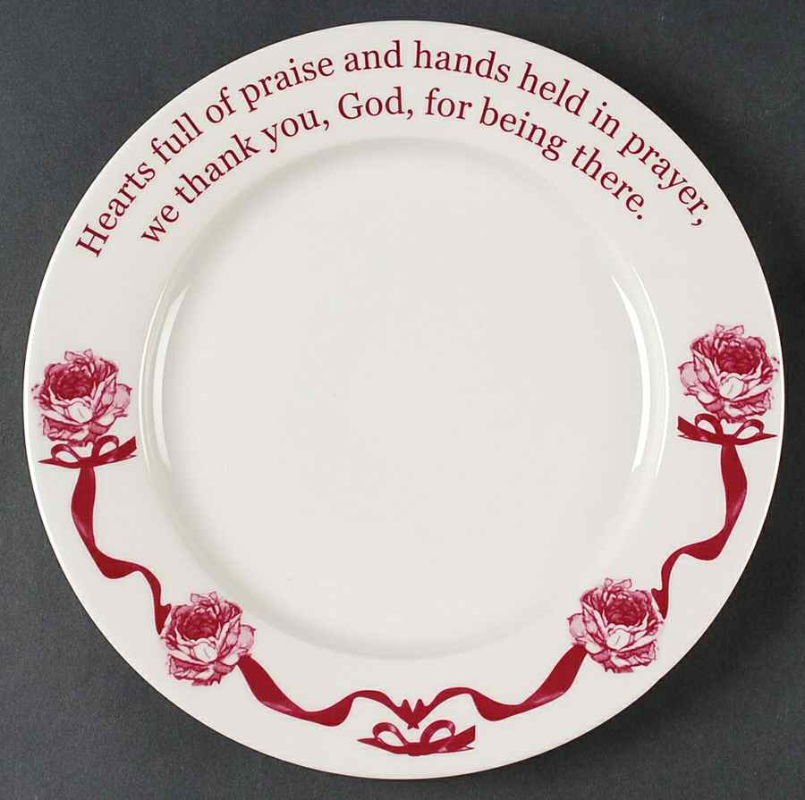 Grace Cranberry (Series 102) Dinner Plate by A New You Worldwide-1