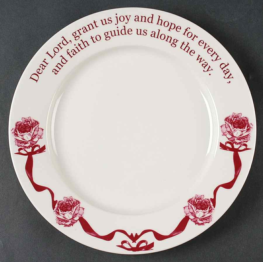 Grace Cranberry (Series 102) Dinner Plate by A New You Worldwide-1