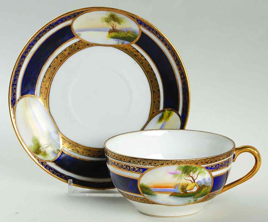 N3301 Flat Cup & Saucer Set by Noritake-1