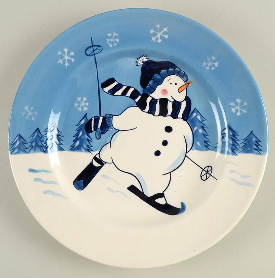 Winter Valley Dinner Plate by Northcrest Home-1