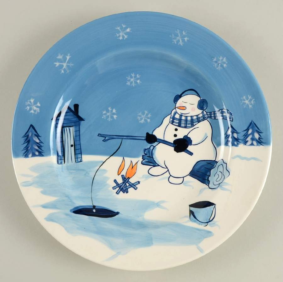 Winter Valley Dinner Plate by Northcrest Home-1