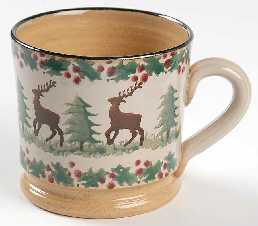 Holiday Reindeer Large Mug by Nicholas Mosse-1