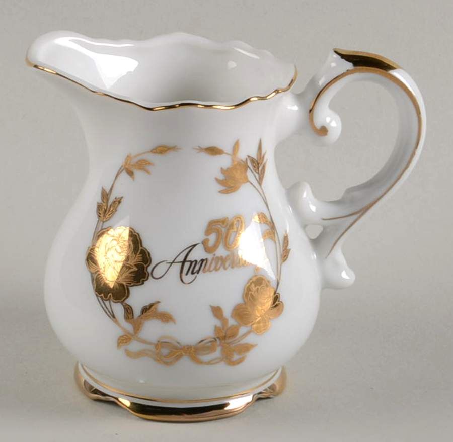 50th Anniversary Creamer by Norcrest-1