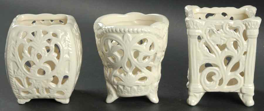 Flea Market Votive Candleholder - Set of 3 Motifs by Nina Campbell-1