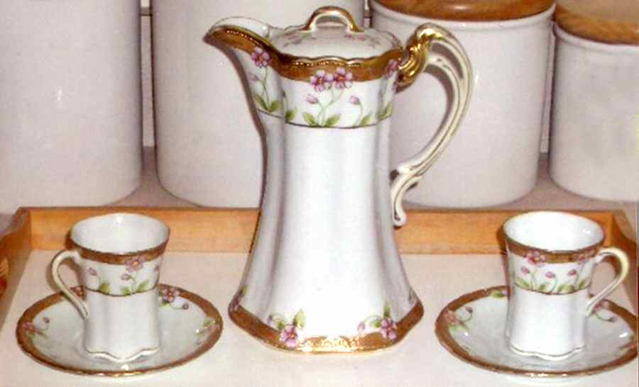 N4645 Chocolate Cup & Saucer Set by Noritake-1