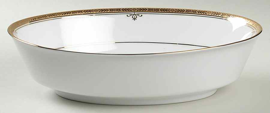 Buckingham Gold 9" Oval Vegetable Bowl by Noritake-1