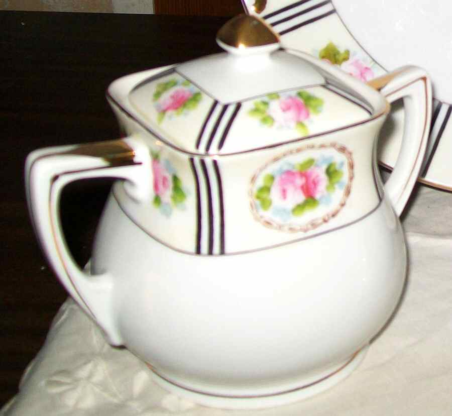 N3351 Sugar Bowl & Lid by Noritake-1