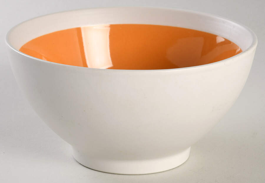 Orange Soup/Cereal Bowl by Noble Excellence-1