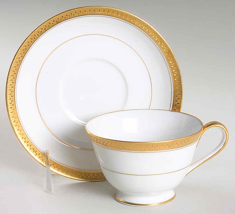 5480 Footed Cup & Saucer Set by Noritake-1