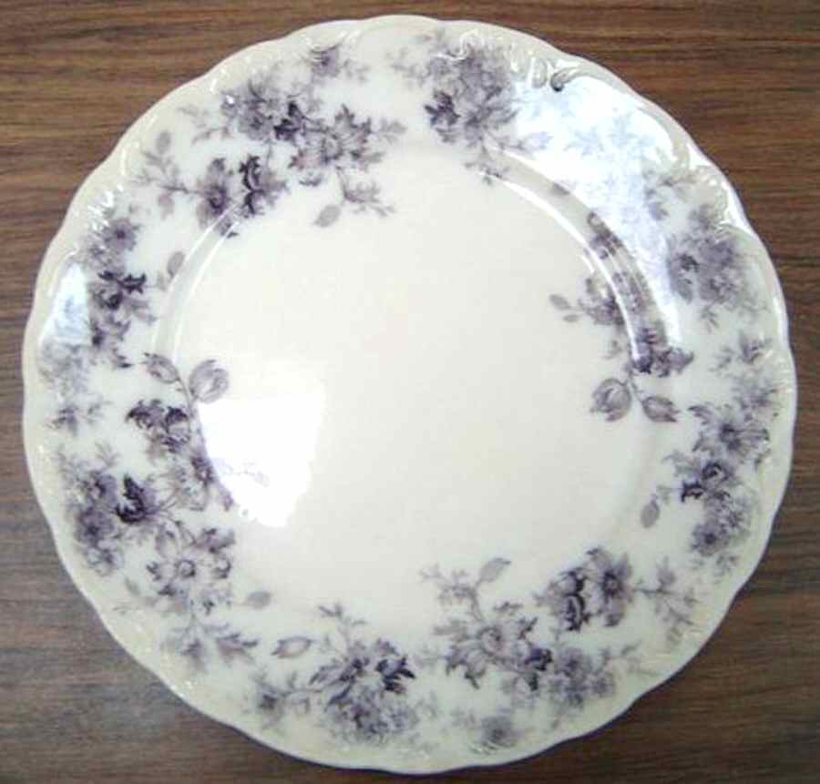 Killarney Blue Gray Dinner Plate by New Wharf-1