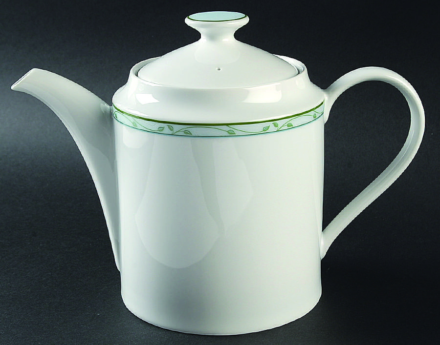 Perennial Green Tea/Coffee Pot & Lid by Nikko-1