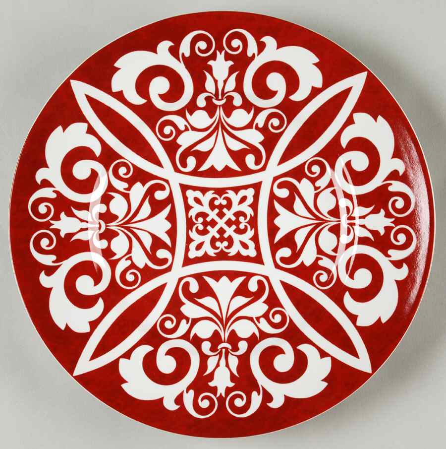 Morrocan Red Salad Plate by Noble Excellence-1