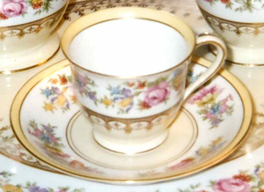 N3448 Footed Demitasse Cup & Saucer Set by Noritake-1