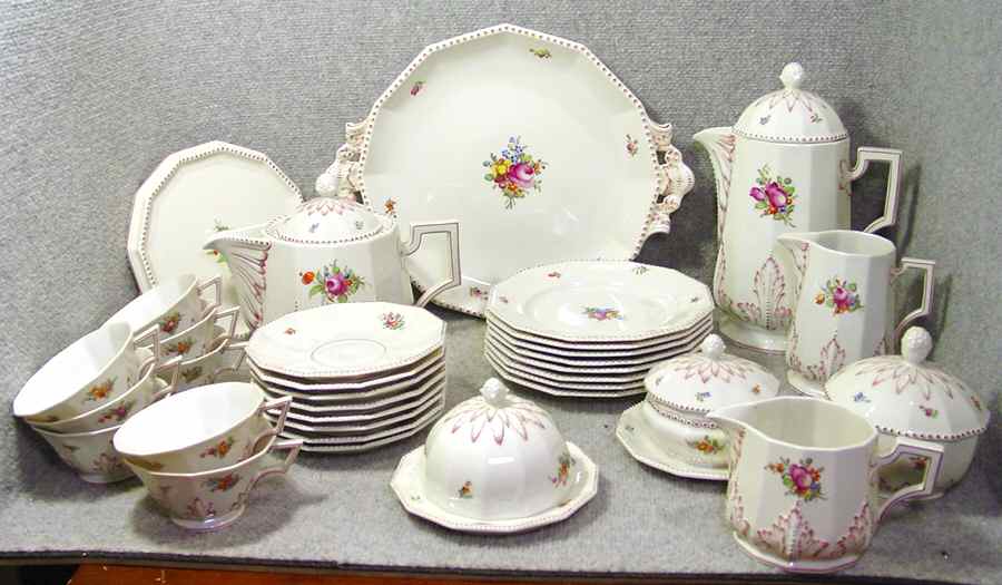 2272 Handled Cake Plate by Nymphenburg-1