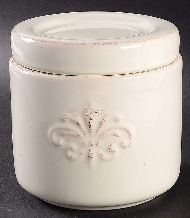 Provence Ivory Small Canister & Lid by Nina Campbell-1