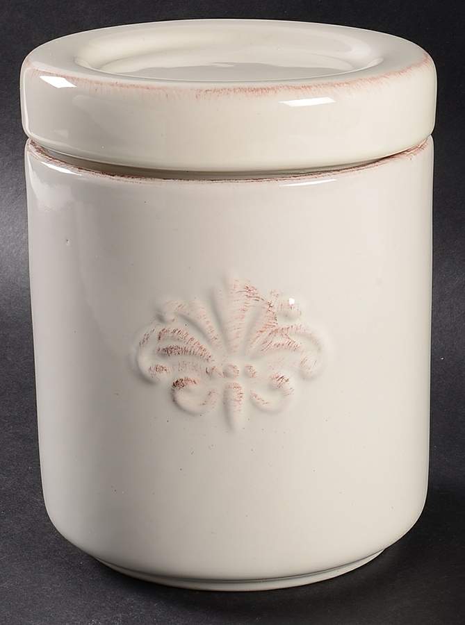 Provence Ivory Medium Canister & Lid by Nina Campbell-1