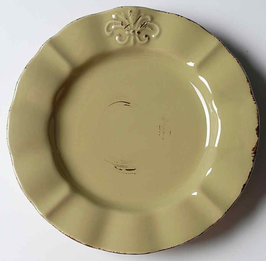 Provence Sage Green Salad Plate by Nina Campbell-1