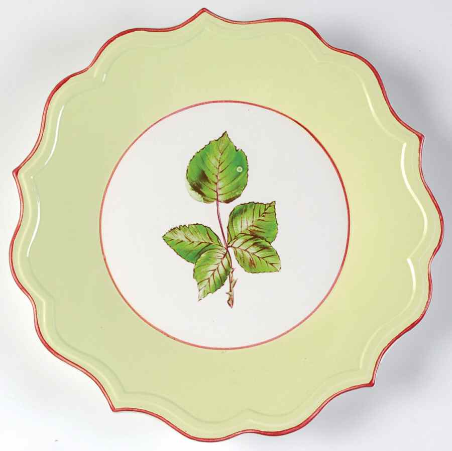 Auberpine Green Salad Plate by Niderviller (France)-1