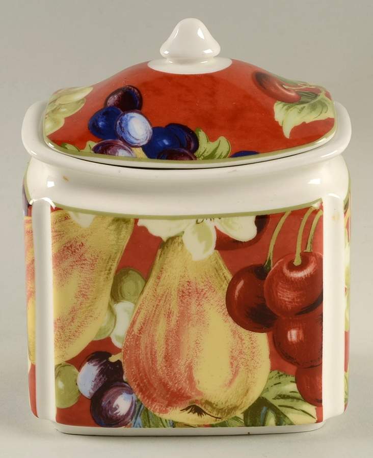 Fruit Amore Small Canister & Lid by Noble Excellence-1