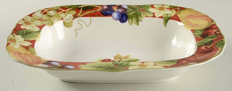 Fruit Amore Rectangular Vegetable Bowl by Noble Excellence-1