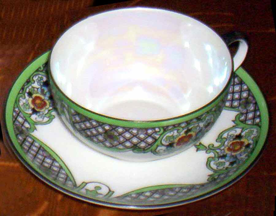 N3459 Flat Cup & Saucer Set by Noritake-1